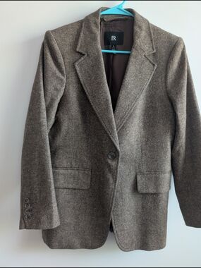 Banana Republic Brown Donegal Blazer with Lining